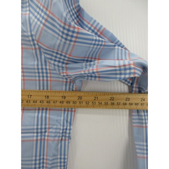 NEW Twillory Shirt 15 Button Up Performance Flip Cuff Plaid Commuter - Picture 7 of 13